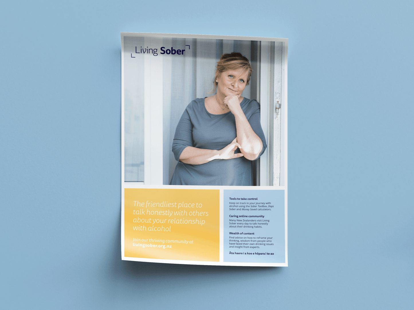 Living Sober A3 poster-2