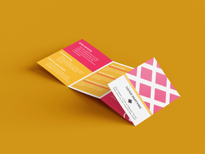 Safer Partying - brief advice card