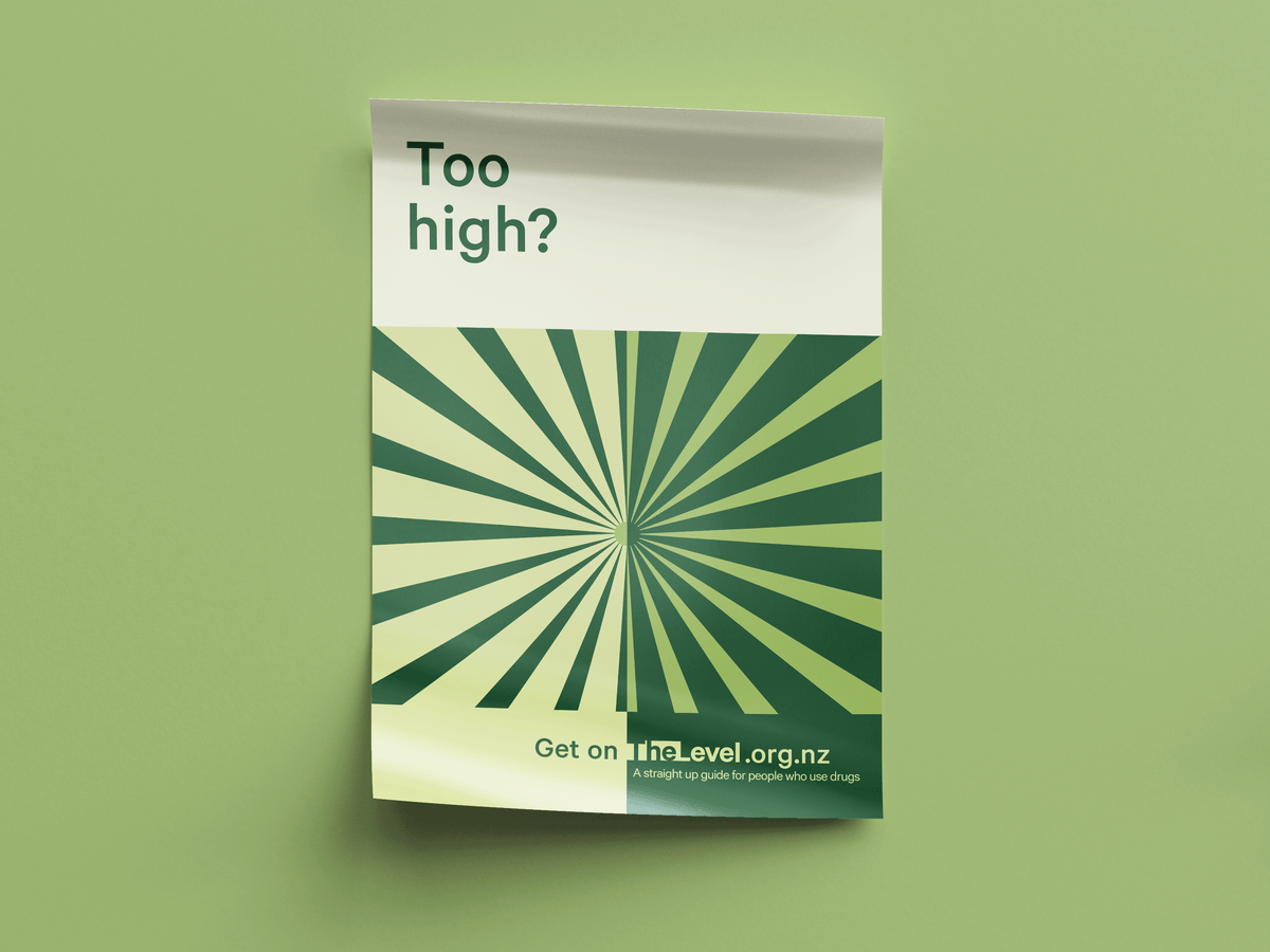 Levels Too High The Level 'Too High?' poster - A3 – NZ Drug Foundation